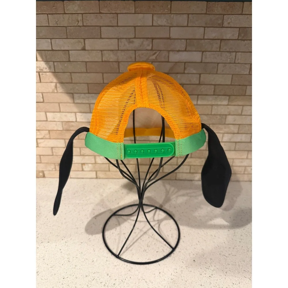 Disney Parks Pluto Ears Hat Adult SnapBack Mesh Trucker Baseball Hat Snap Back